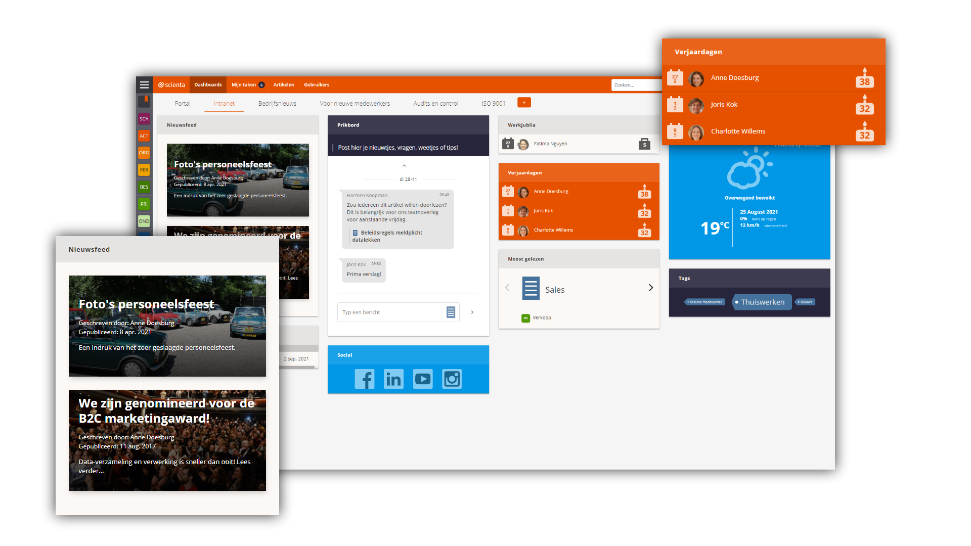 screenshot of WoodWing Scienta
